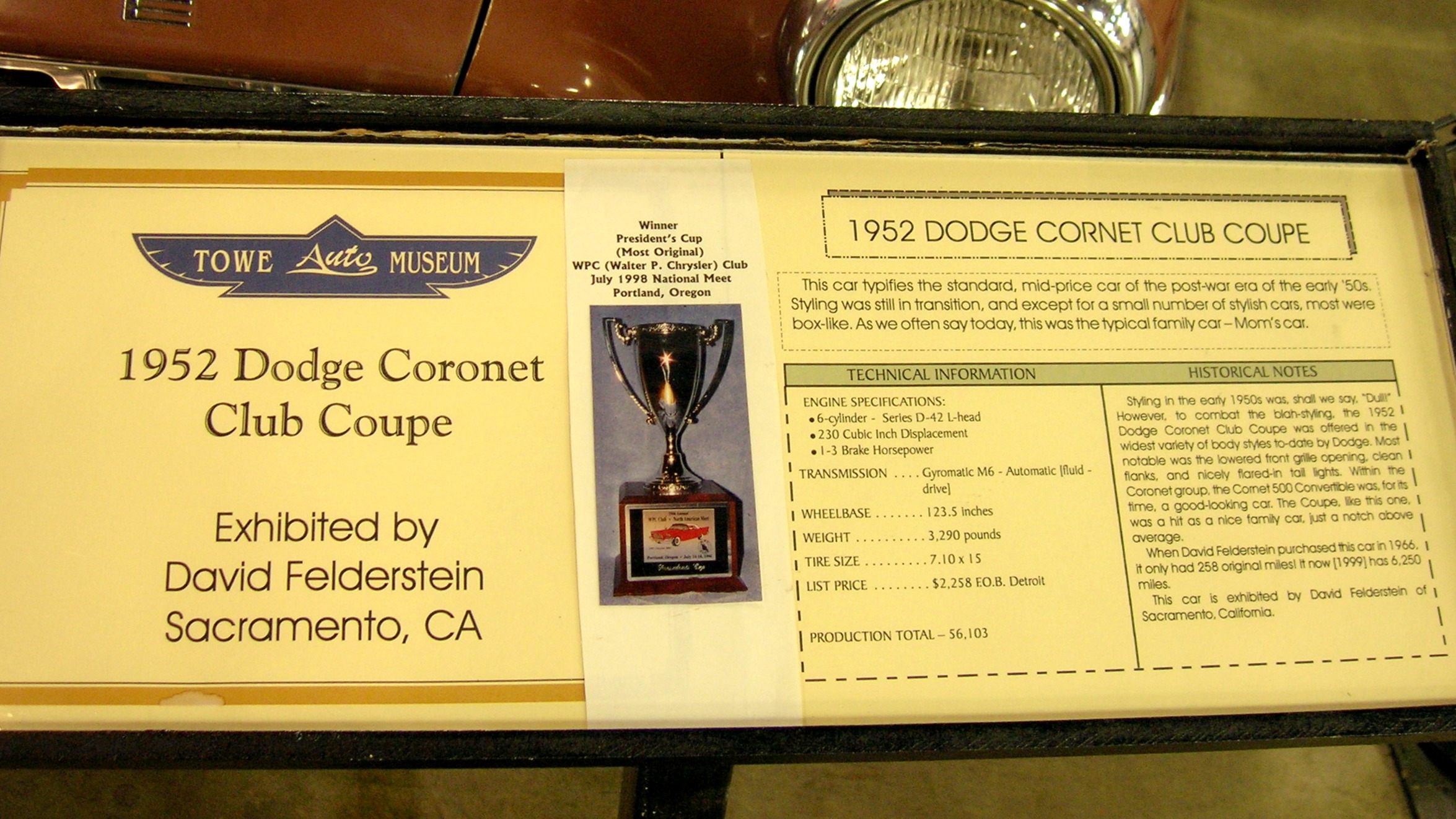 1952 Dodge Coronet Club Coupe Info | Flickr - Photo Sharing!
