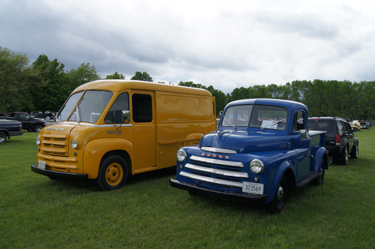 52 Dodge Route Van & 49 Dodge Pick-Up | Flickr - Photo Sharing!