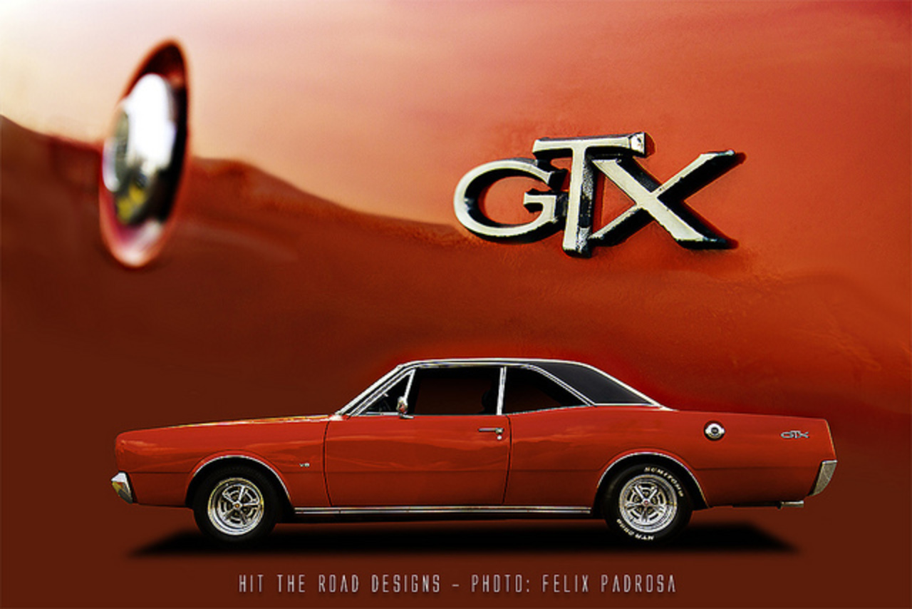 Red Dodge GTX Coupe poster | Flickr - Photo Sharing!