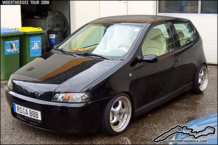 Modded black Fiat Punto tuning | Flickr - Photo Sharing!