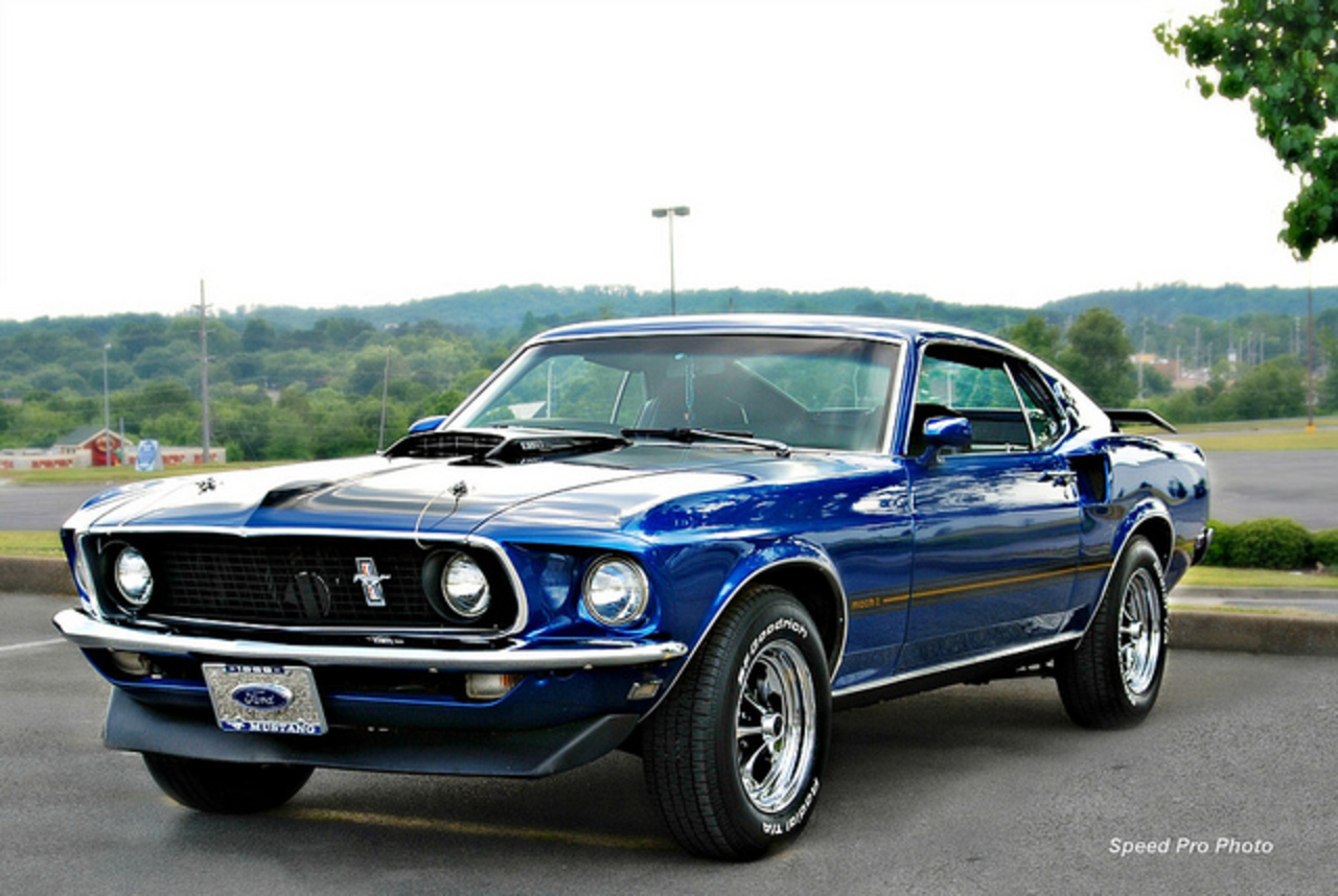 1969 Ford Mustang Mach 1 Blue Flickr - Photo Sharing! 