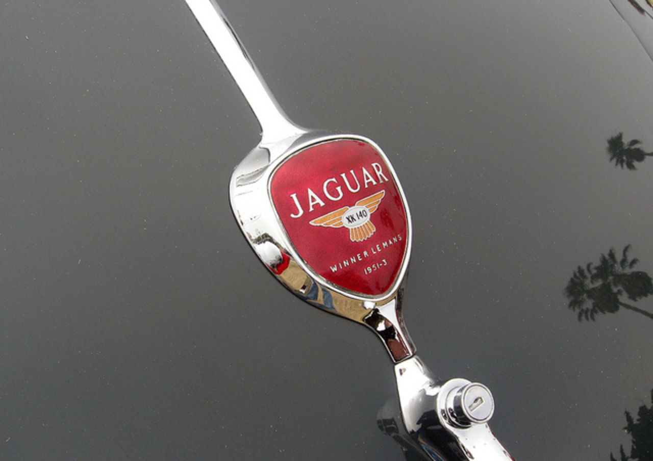 1956 Jaguar XK140 FHC badge | Flickr - Photo Sharing!