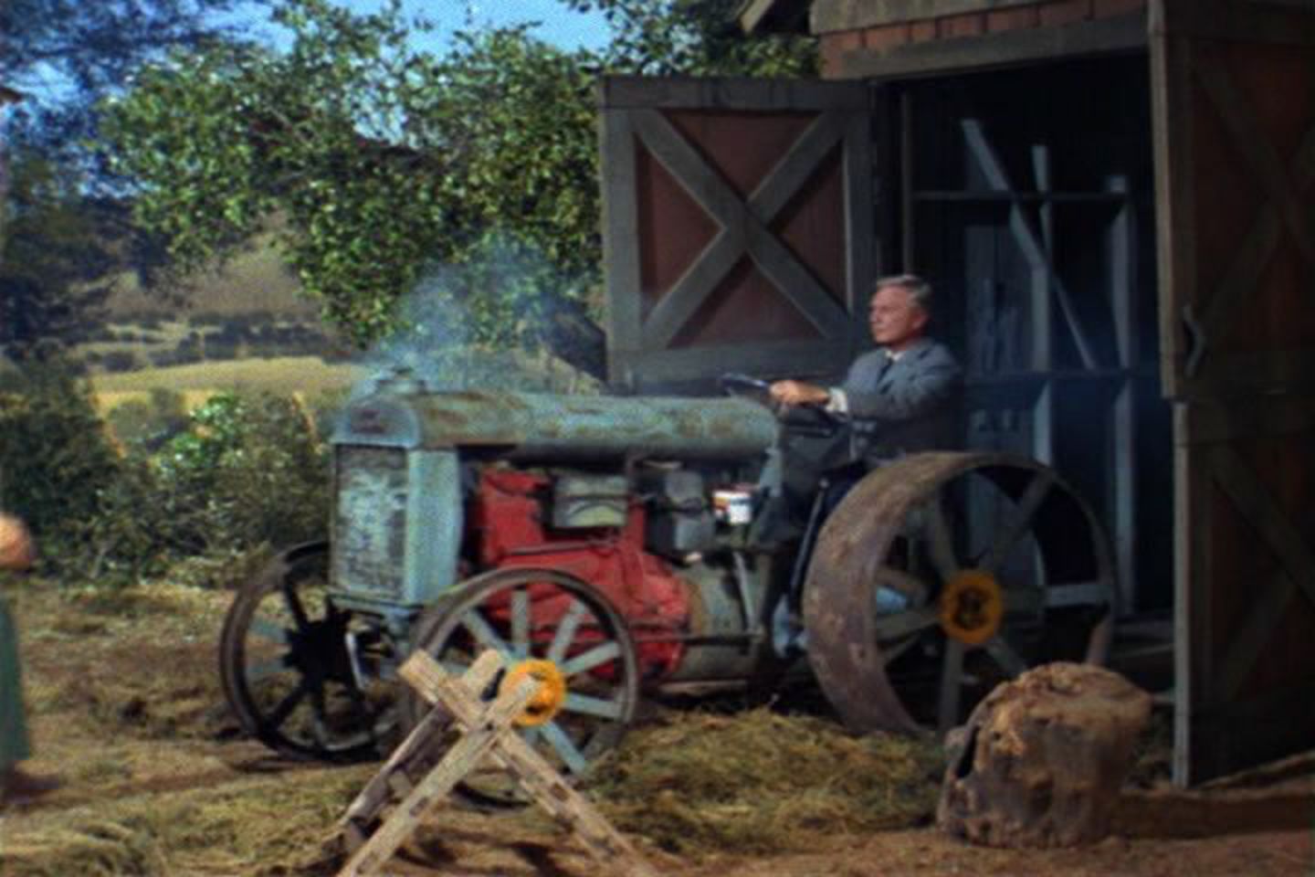 Green acres tractor gif