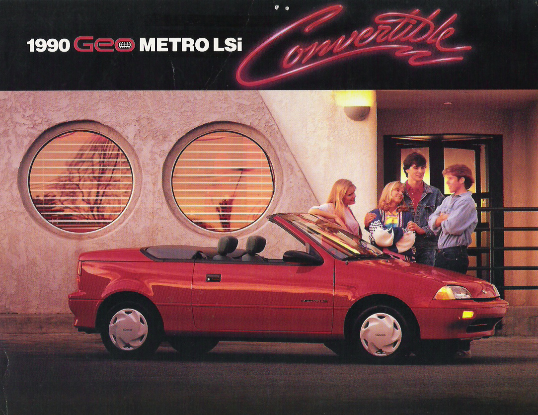 1990 Geo Metro LSi Convertible Dealer Brochure Supplement, Side 1 ...