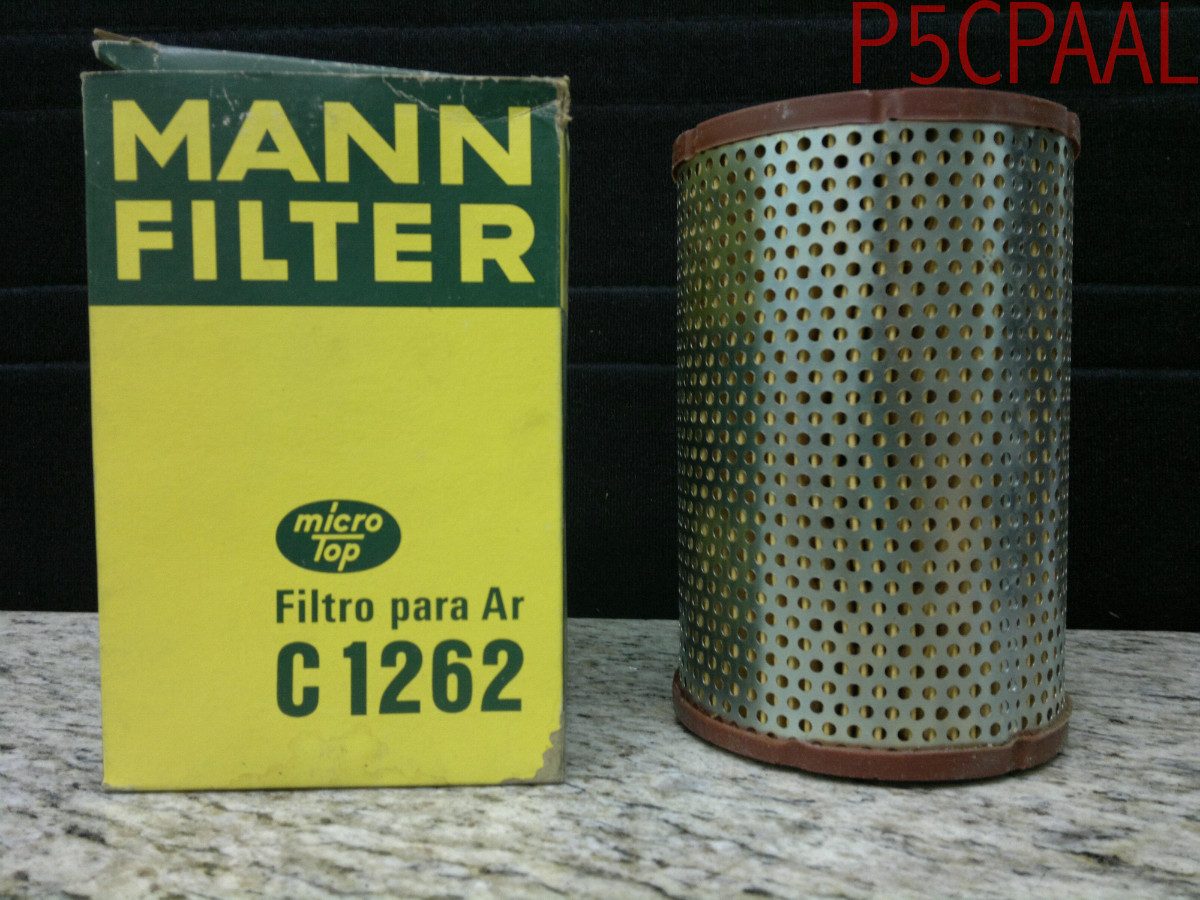 Filtro Ar Mann C1262 Gurgel: Ipanema / Vw: BrasÃ­llia AtÃ© 75, - R ...
