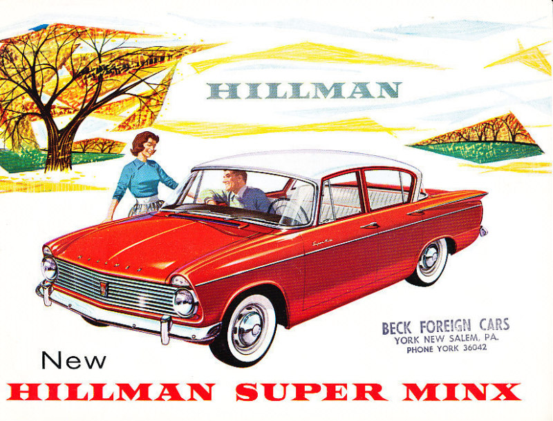 Hillman Super Minx sedan. MotoBurg