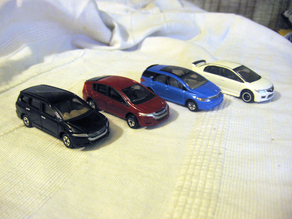 Honda family TOMICA!! AT LAST!!! TOMICAAAAAAAAAAAAAAA! :) Sam is ...