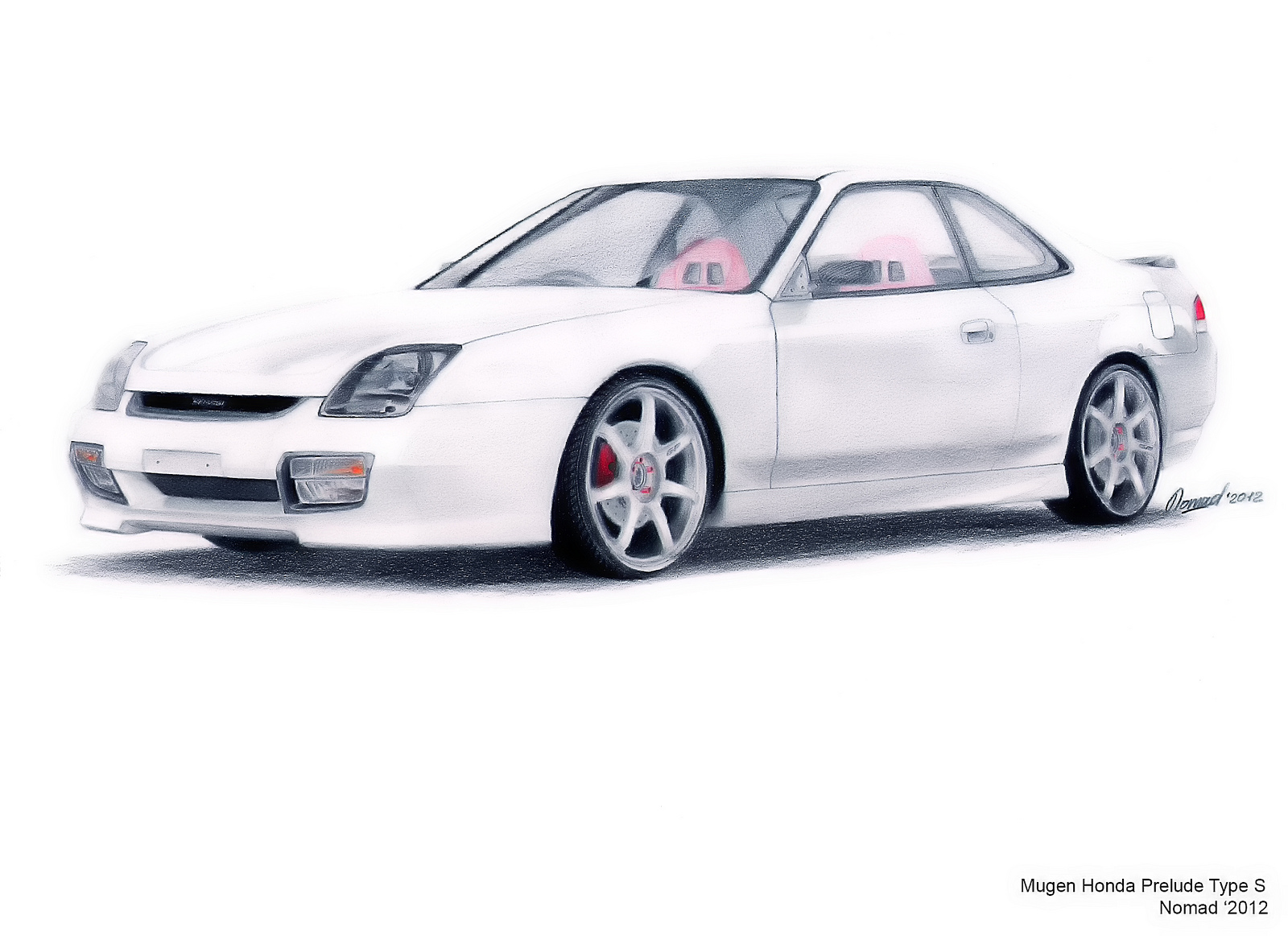 Чертеж honda prelude