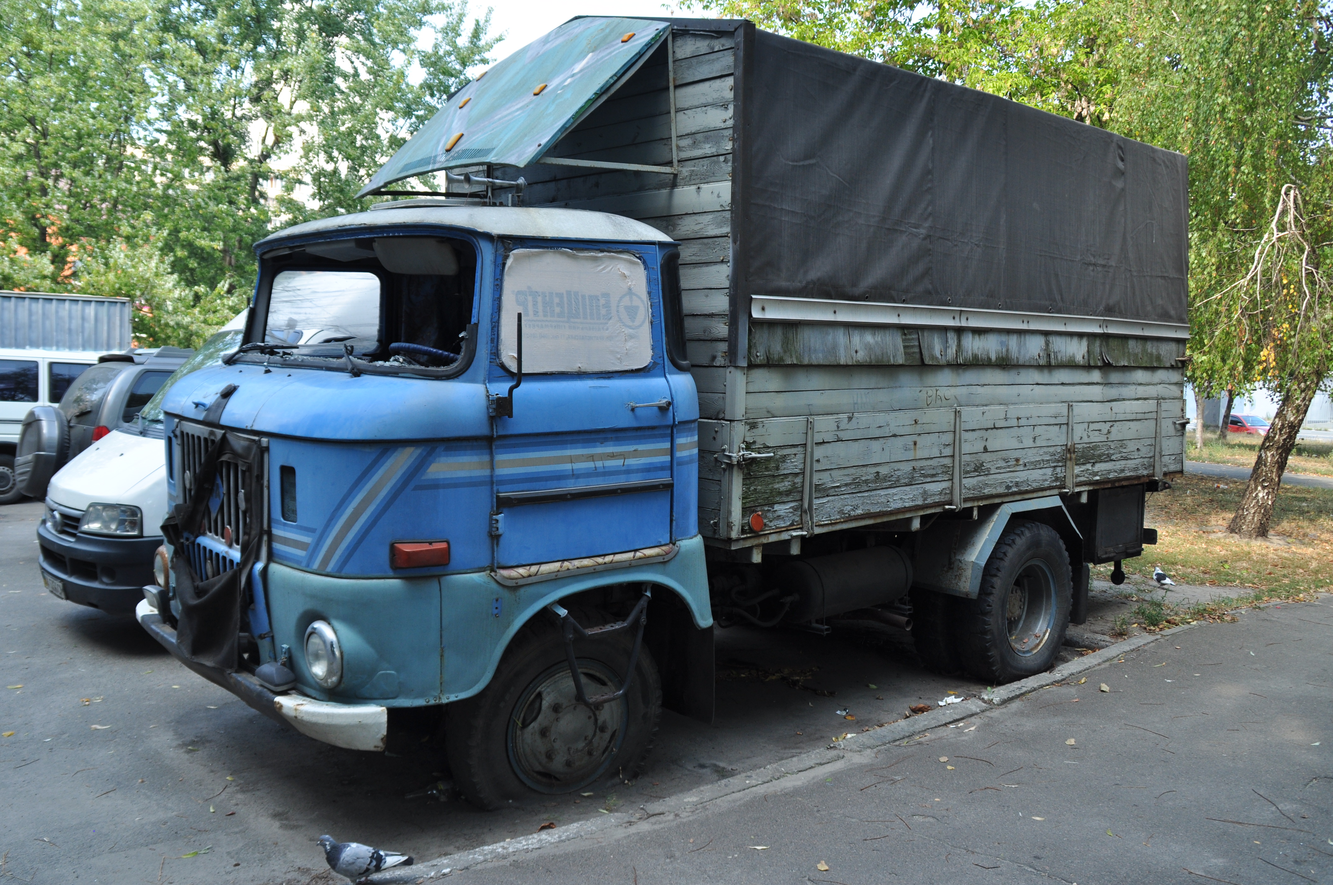 Old E. German truck IFA on the streets of Kiev | Flickr - Photo ...
