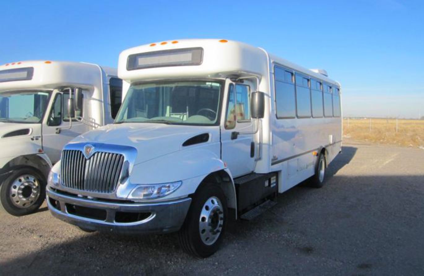 2 AVAILABLE - 2011 International 3200 Shuttle Bus 4840 - Mid Size ...