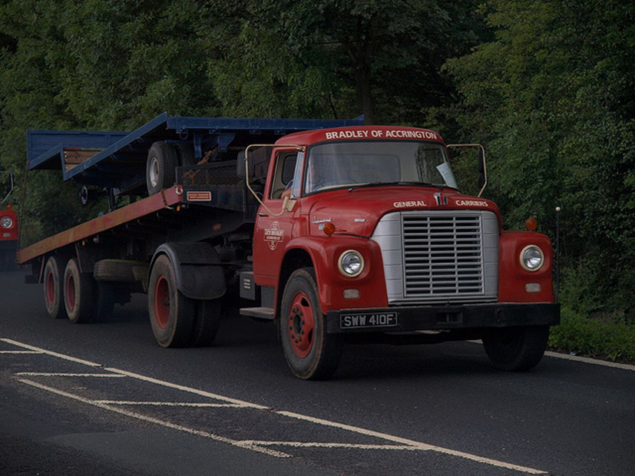 International Harvester Truck with Flatback Trailer - 1966 ...