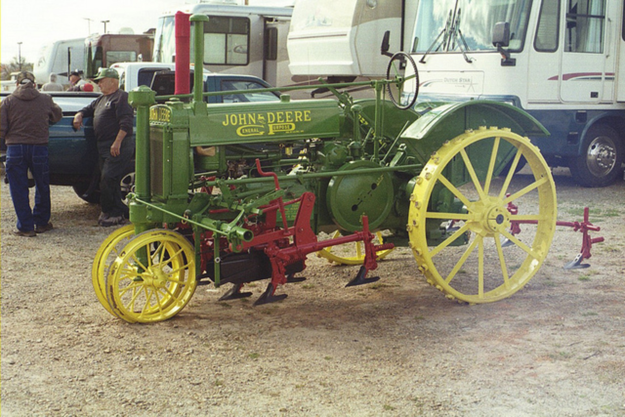 john deere gp tractor with cultivators | Flickr - Photo Sharing!