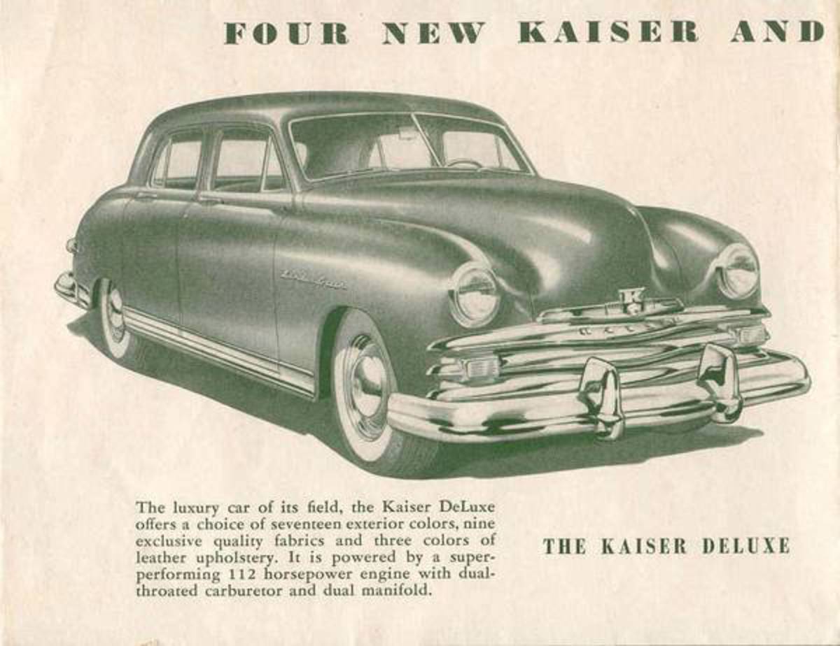 Old car and truck advertisements, Kaiser Frazer