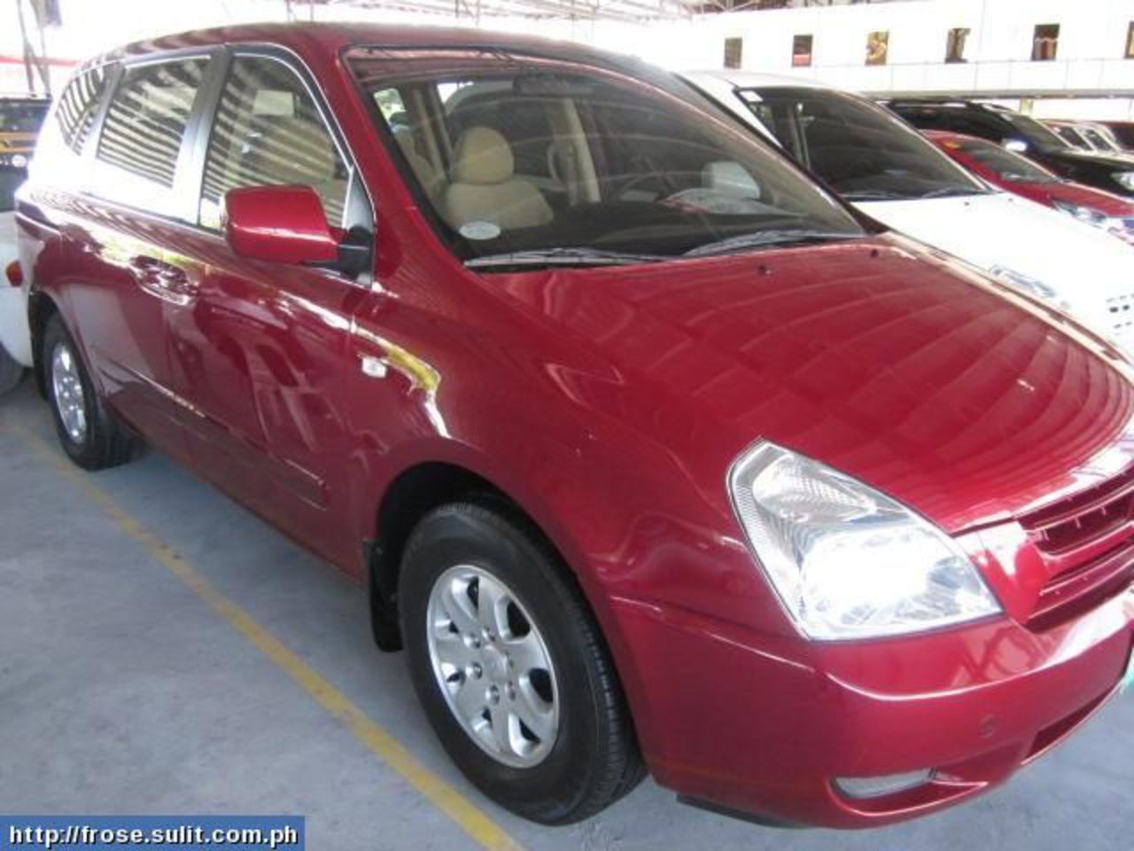 Kia Carnival LX 2008 a/t diesel color red - Philippines - 7833267