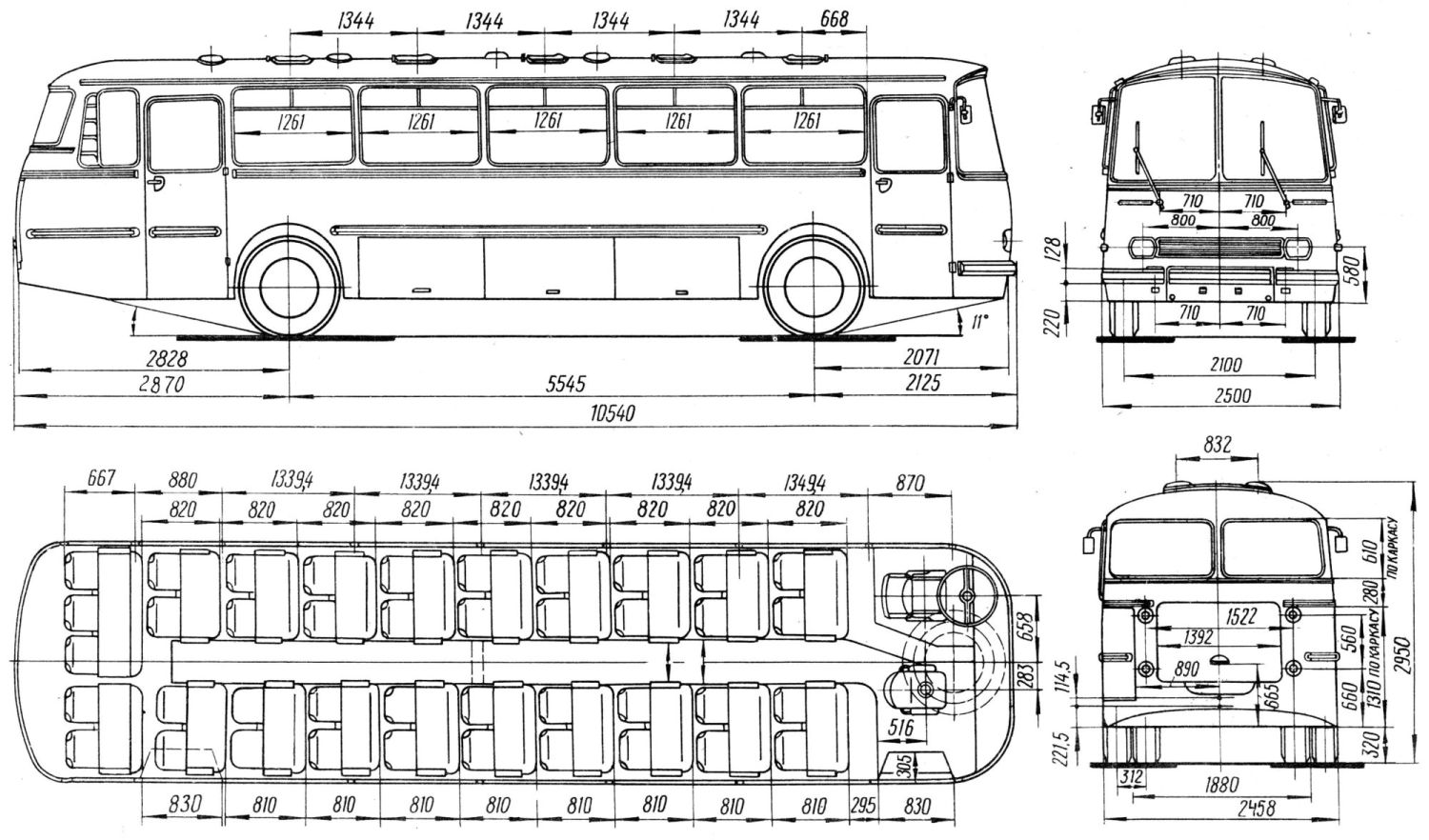 Лиаз 677 чертежи