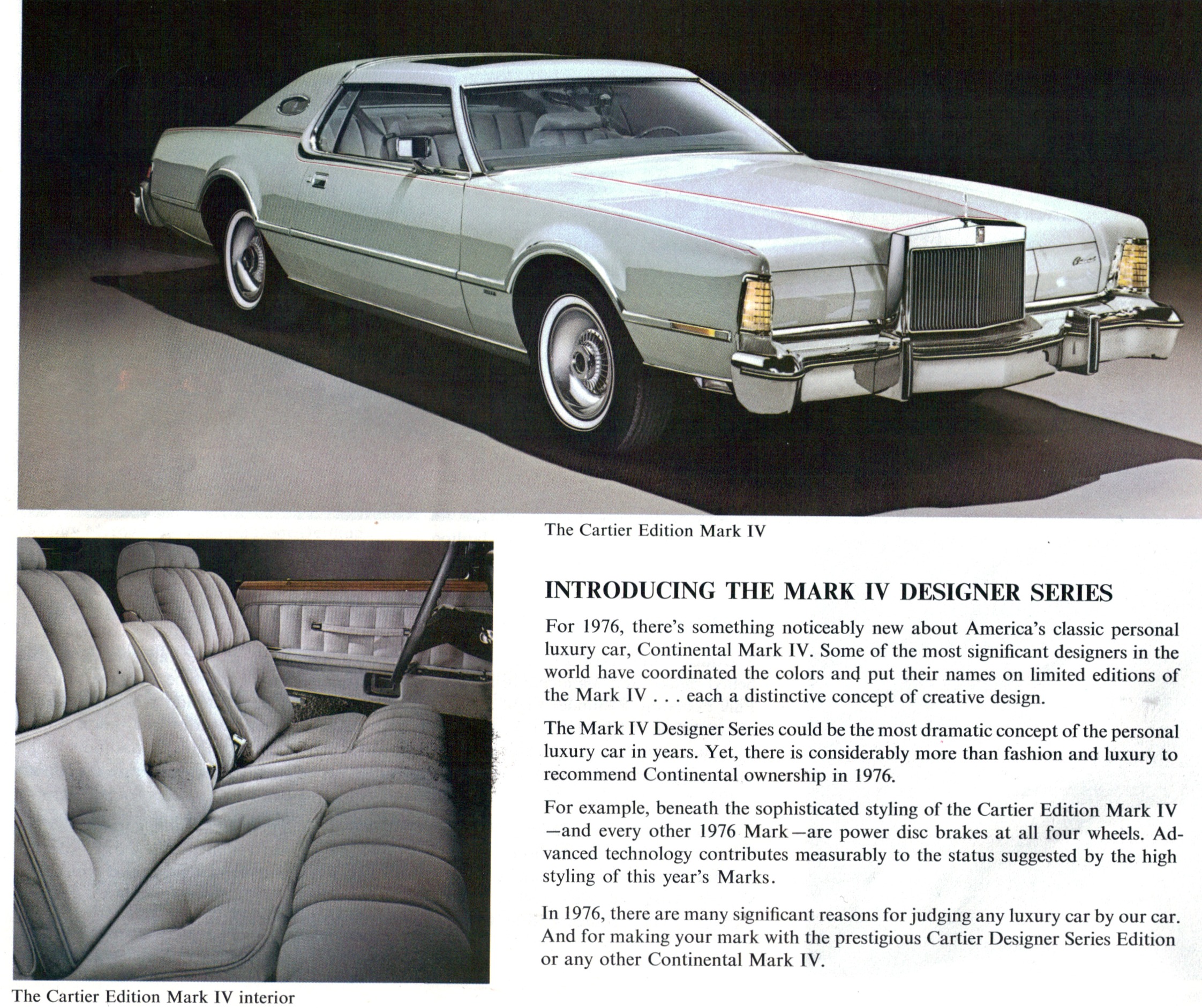 TopWorldAuto >> Photos of Lincoln Mark IV photo galleries