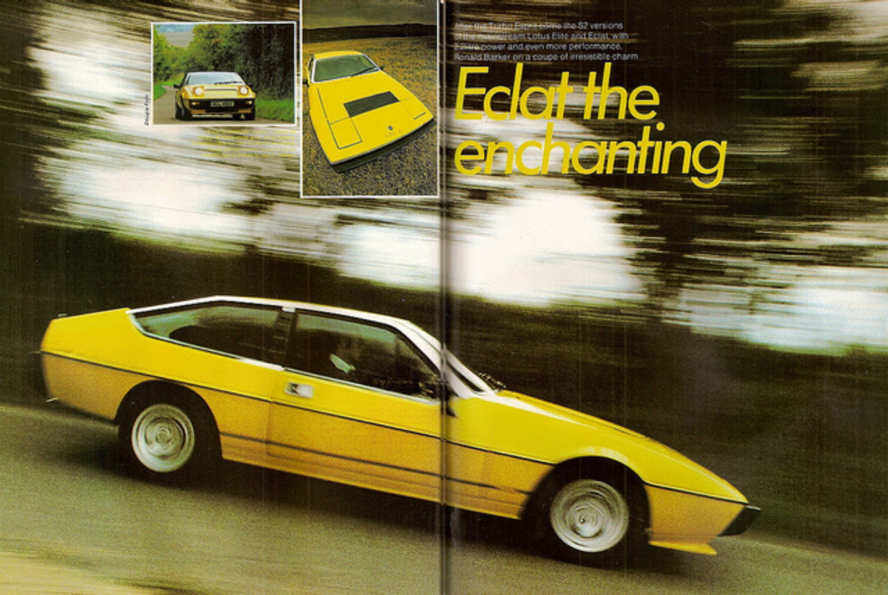 Lotus Eclat 2.2 Road Test 1980 (1) | Flickr - Photo Sharing!