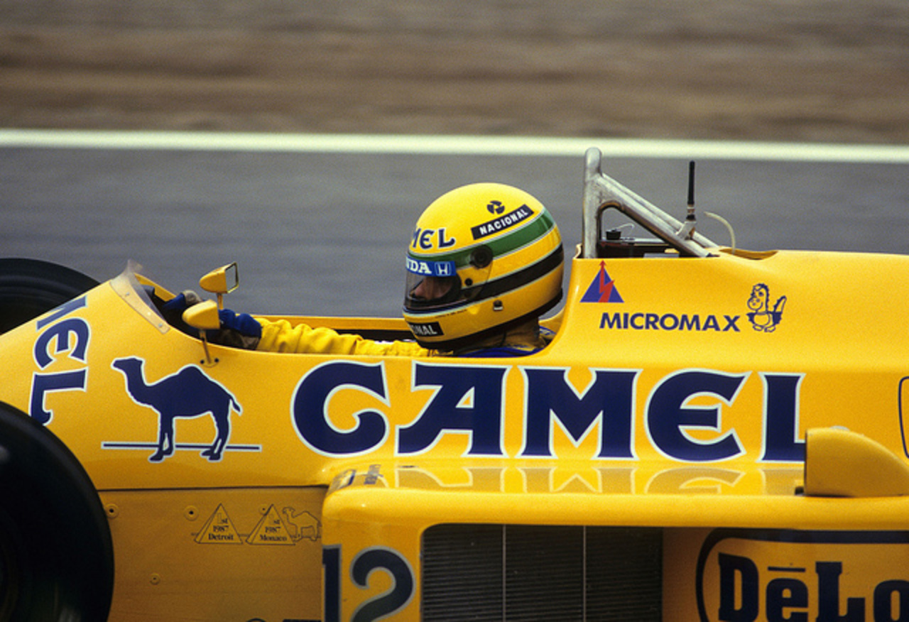 Ayrton Senna. Lotus 99T. 1987 | Flickr - Photo Sharing!