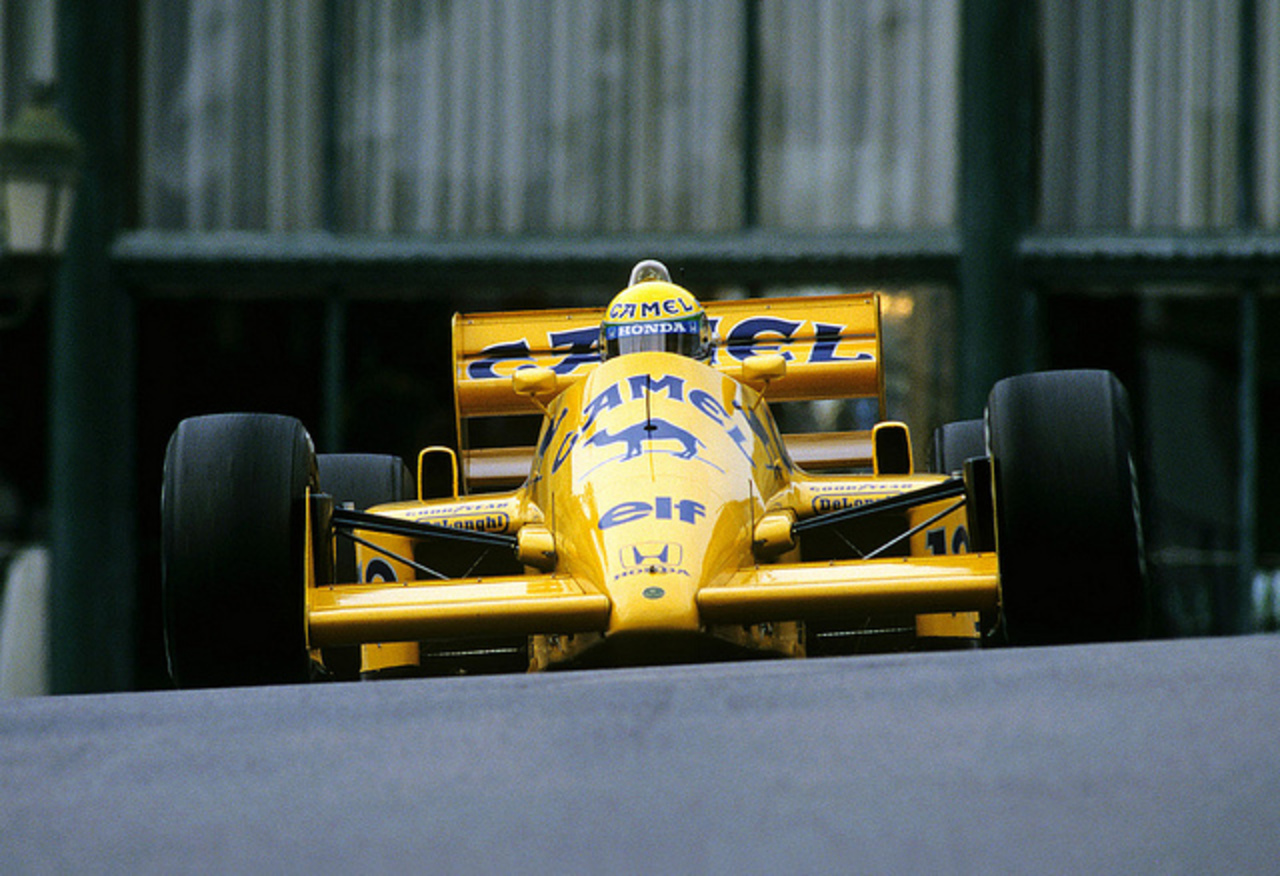 Ayrton Senna. Lotus 99T. F1 GP Monaco 1987 | Flickr - Photo Sharing!