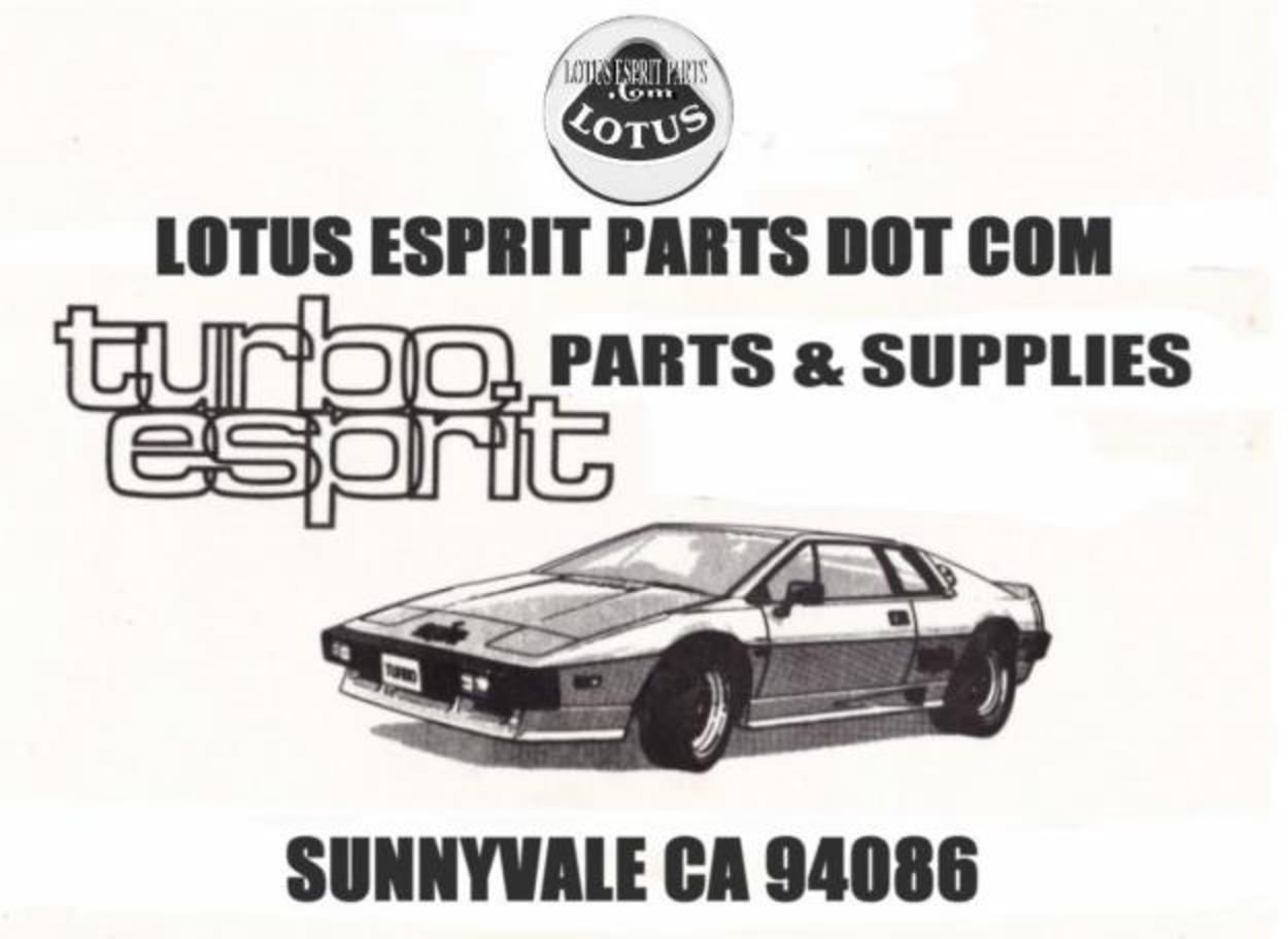 Lotus Esprit HC & Special Edition Front Spoiler â€“New- Lotus Esprit ...
