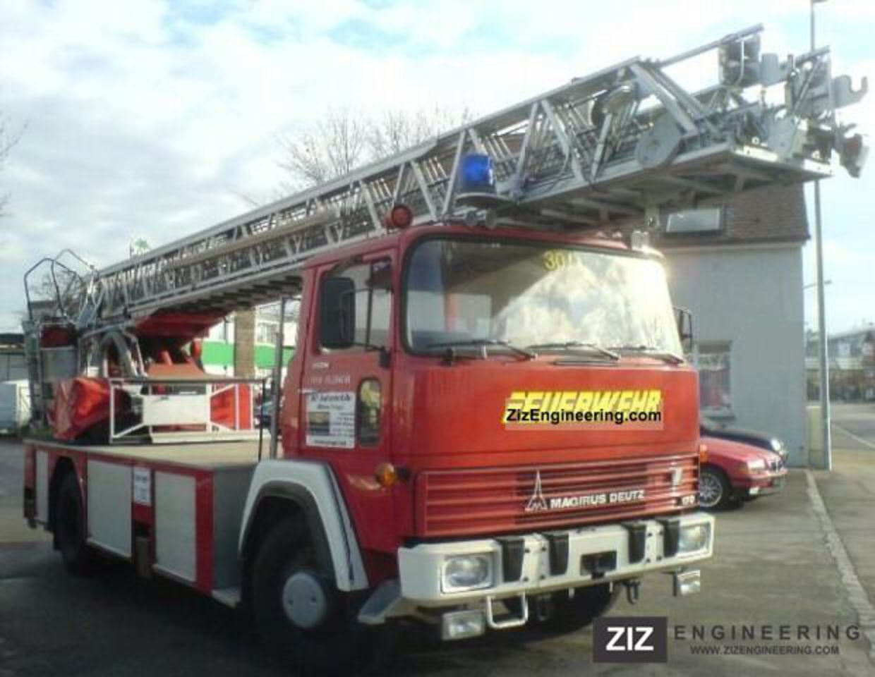 Pin Magirus Deutz Aerial Ladder Fire Truck on Pinterest
