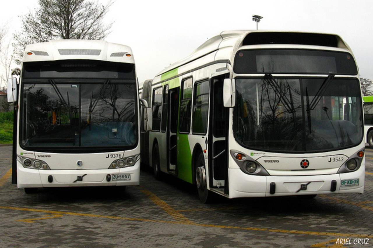 Buses Articulados Transantiago | Subus Chile | Caio Mondego LA ...