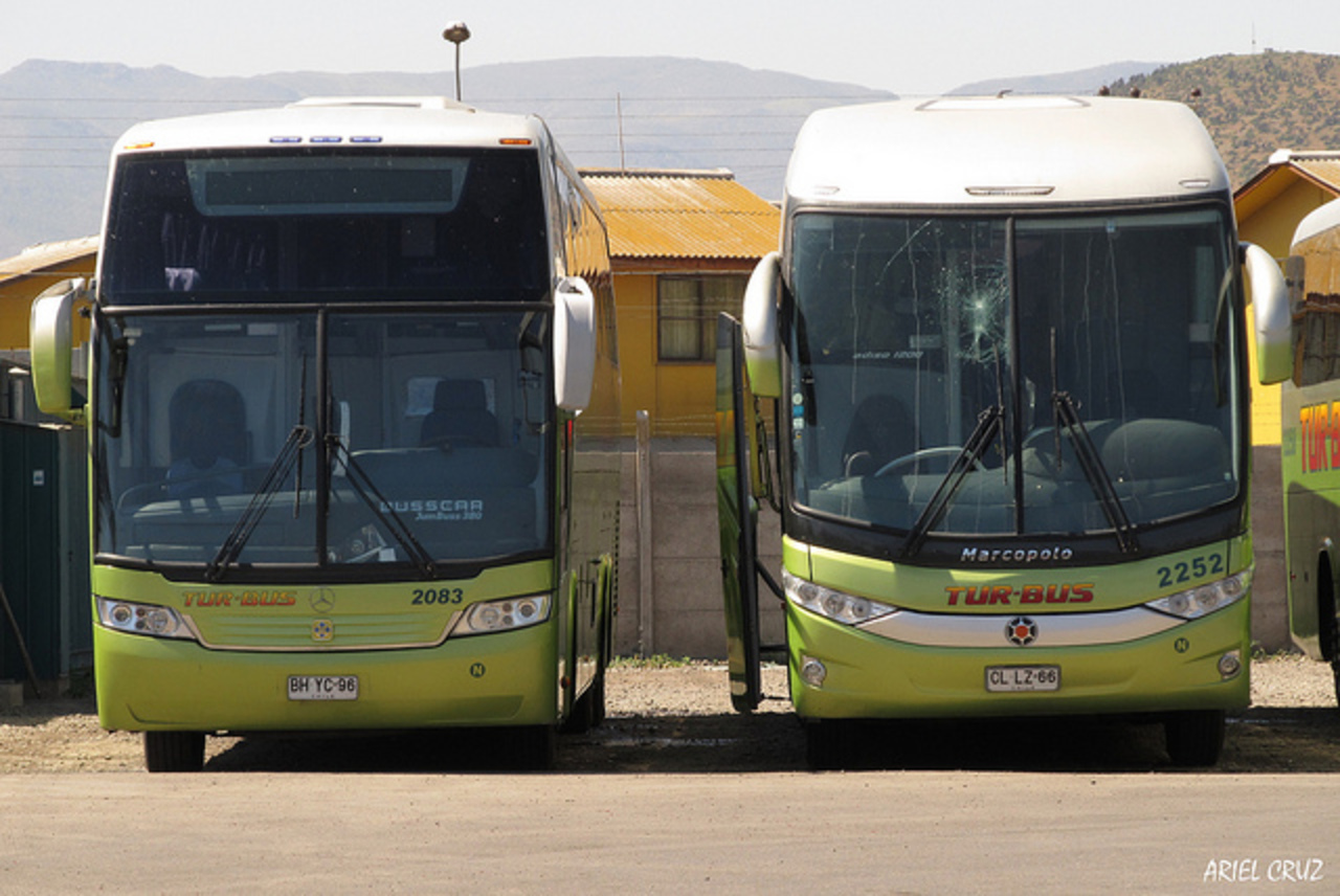 Tur Bus | Rodoviario de Ovalle | Busscar Jum Buss 380 - Marcopolo ...