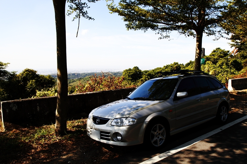 Mazda 323 (Protege) 5D with Thule ProRide 591 | Flickr - Photo ...