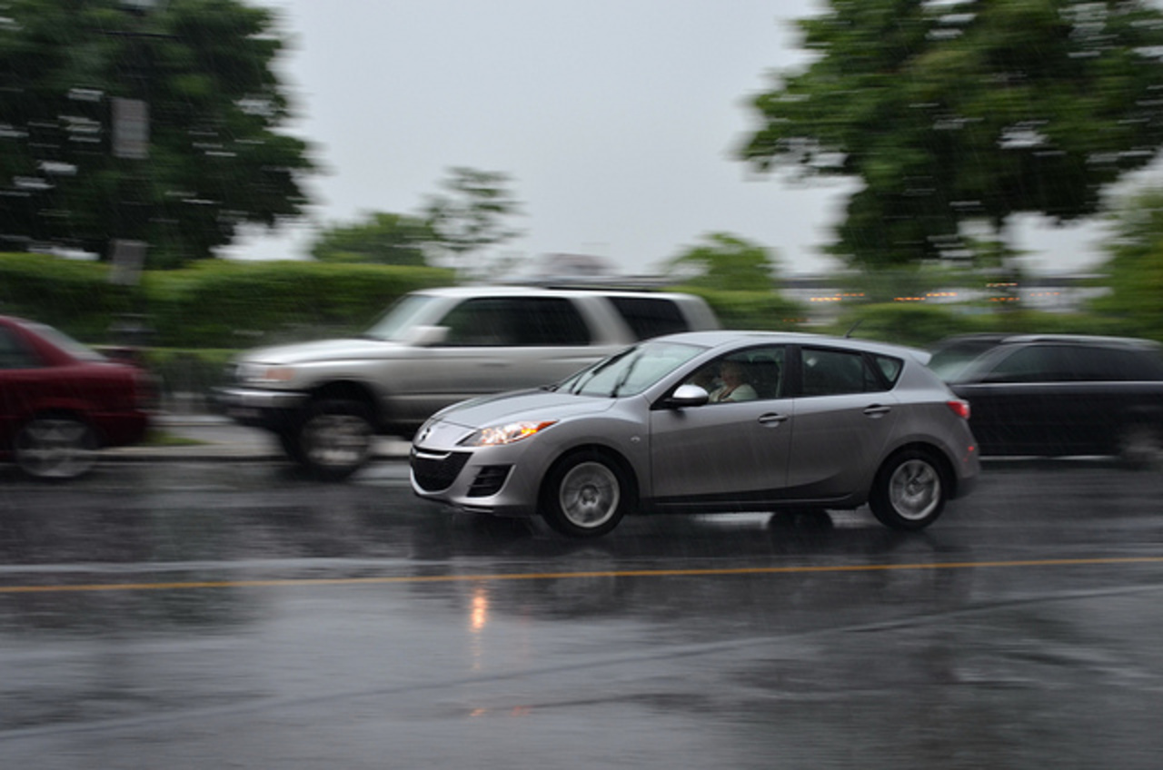Mazda 3 Hatchback In The Rain | Flickr - Photo Sharing!