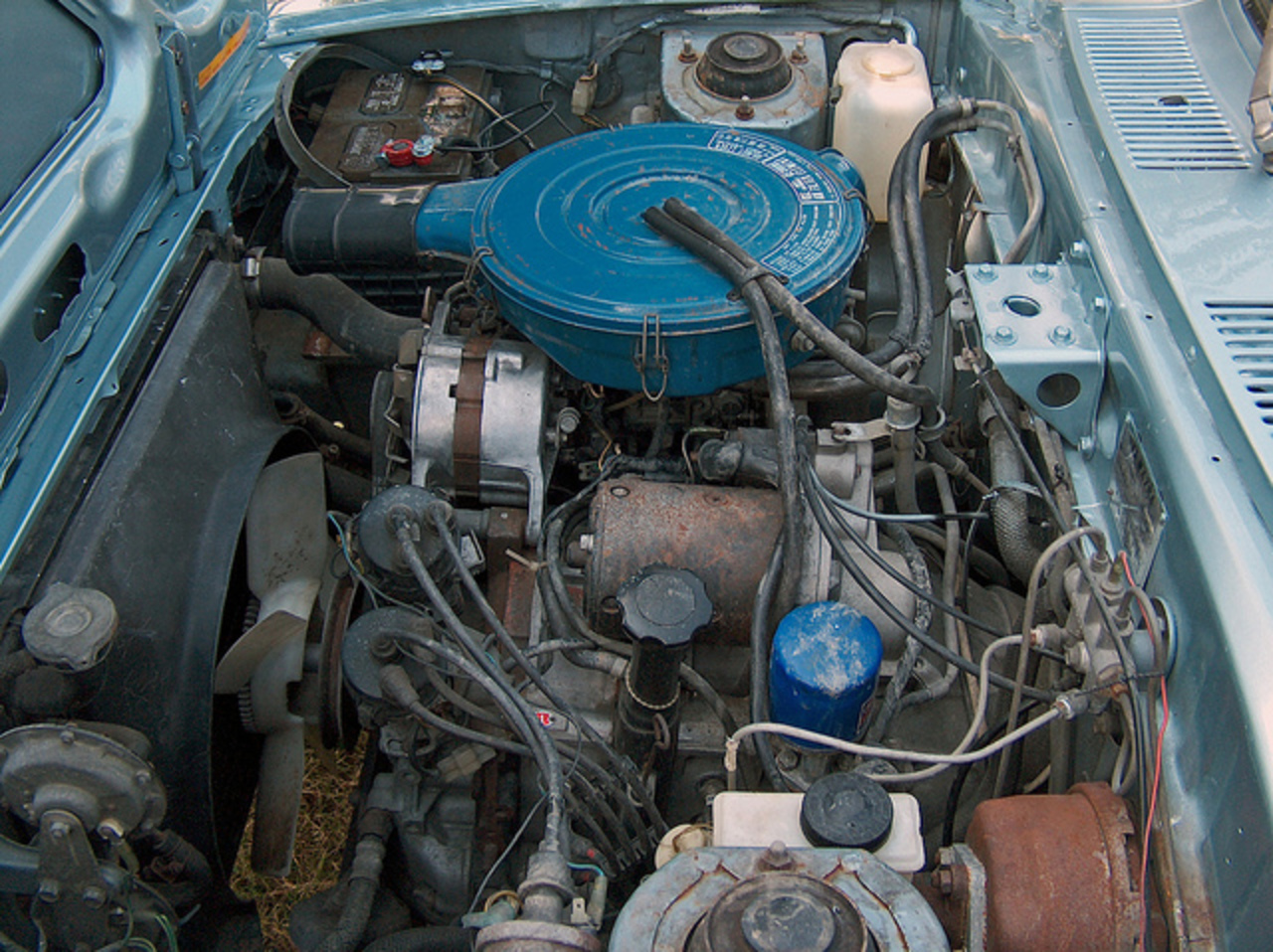 1973 Mazda RX-3 Wagon 12A engine | Flickr - Photo Sharing!