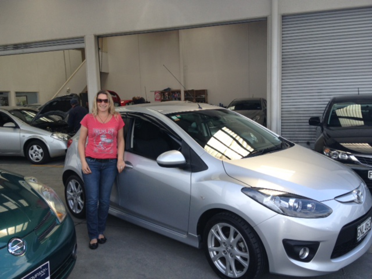 Jayna Wadsworth brought this sporty Mazda Demio form Shane at our ...