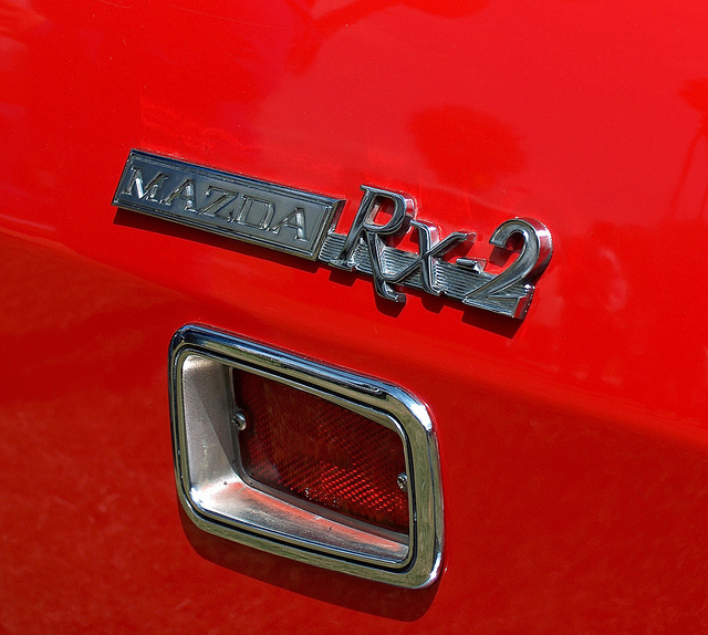 1973 Mazda RX-2 sedan fender badge | Flickr - Photo Sharing!