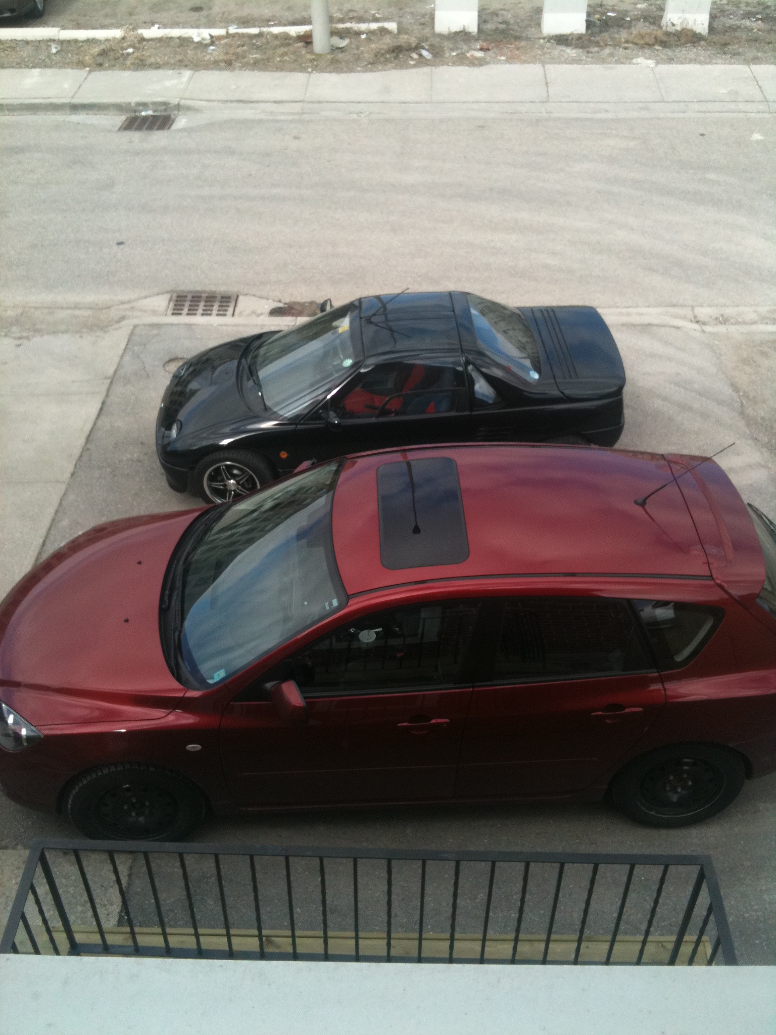 AZ-1 vs Mazda 3 Hatchback | Flickr - Photo Sharing!