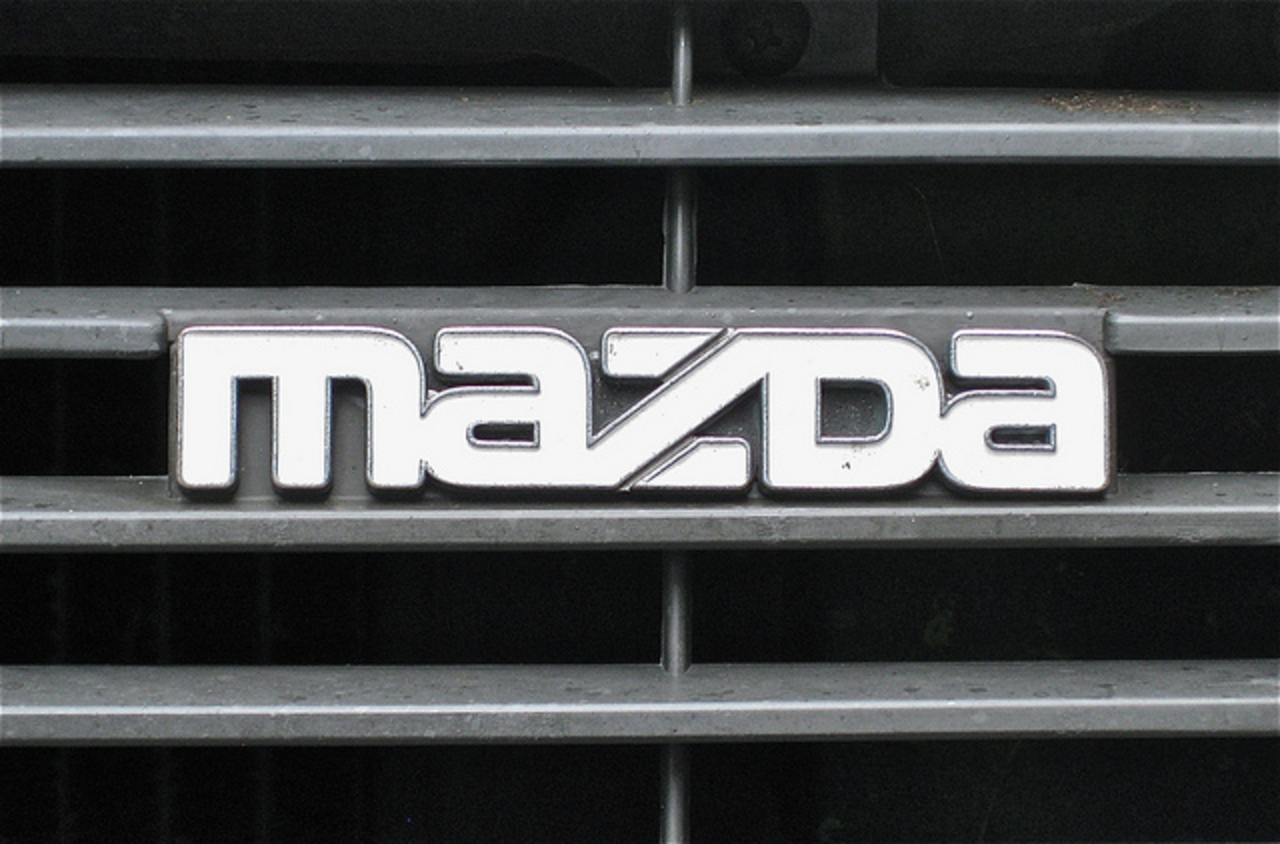 1977 MAZDA 323 1300 ES, grille emblem | Flickr - Photo Sharing!