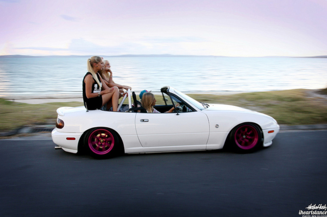 iheartstance Miata (Mazda MX-5 Roadster) Hellaflush shoot | Flickr ...