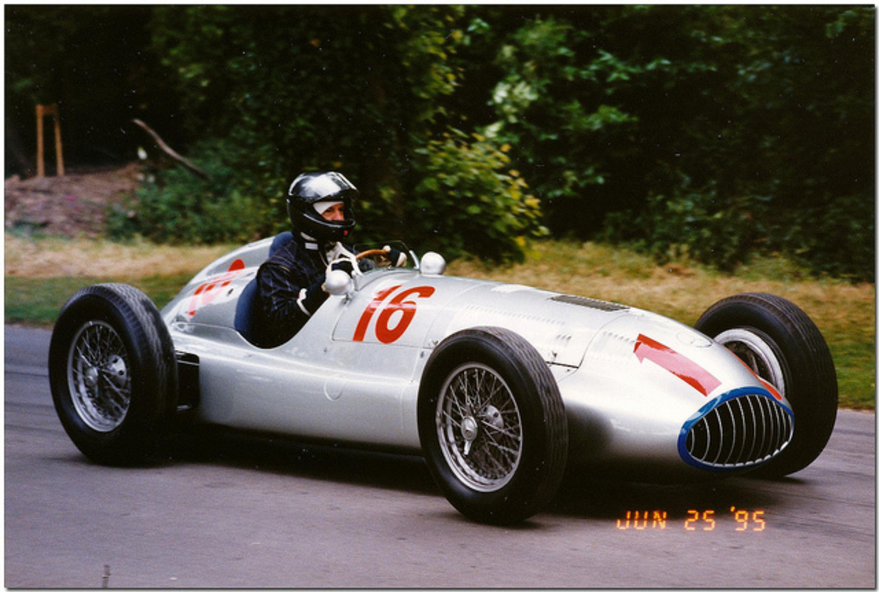Ron Dennis 1939 Mercedes Benz W165 GP Car. Goodwood Festival of ...