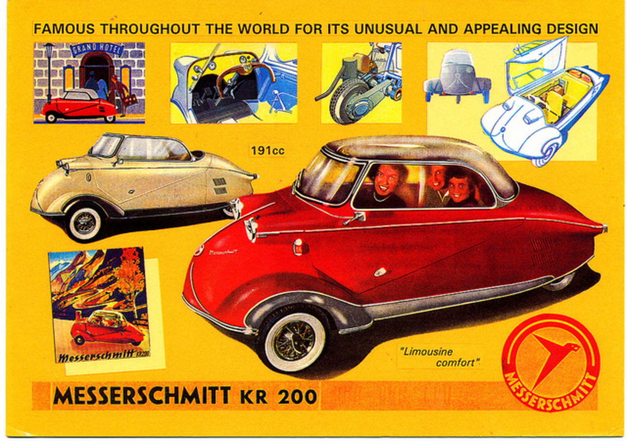 Messerschmitt KR200 'Bubble Car' 1956 | Flickr - Photo Sharing!