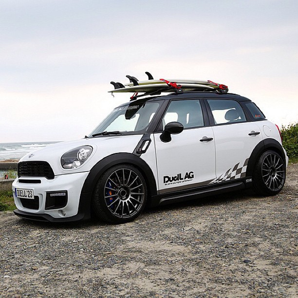 white #sidesteps #side #steps #mini #cooper #countryman #coopers ...