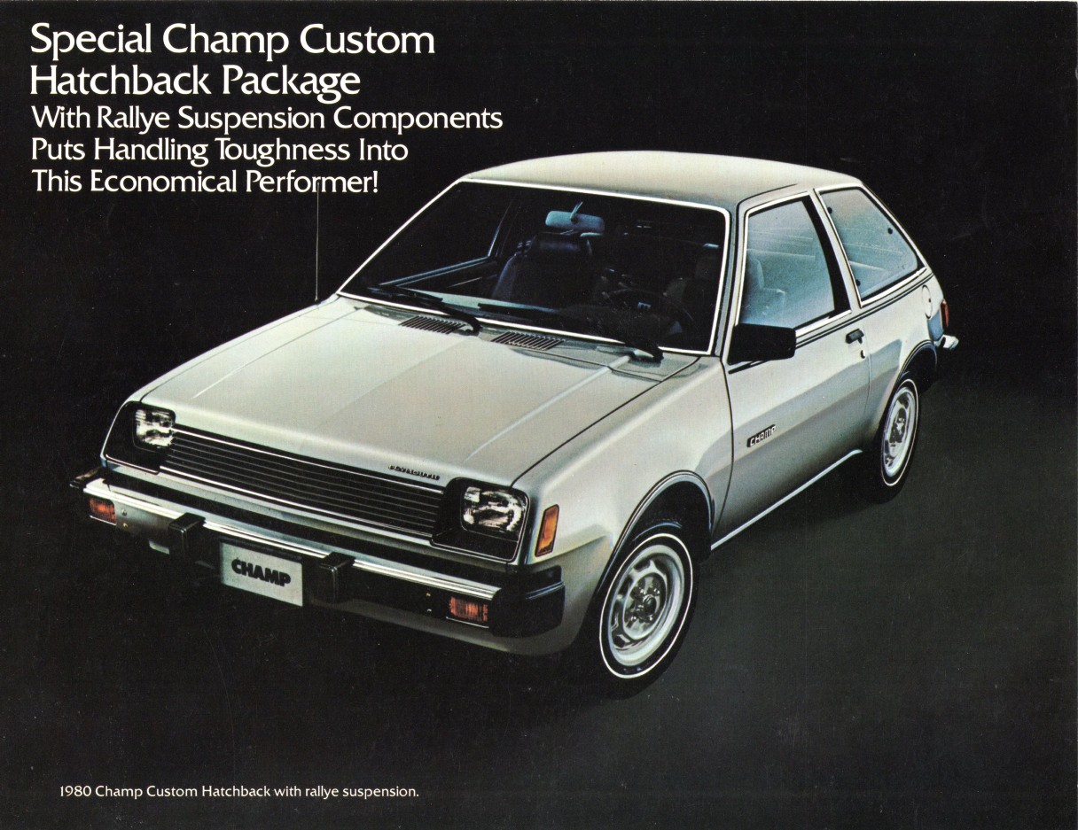 1980 Plymouth Champ Custom Hatchback Package | Flickr - Photo Sharing!