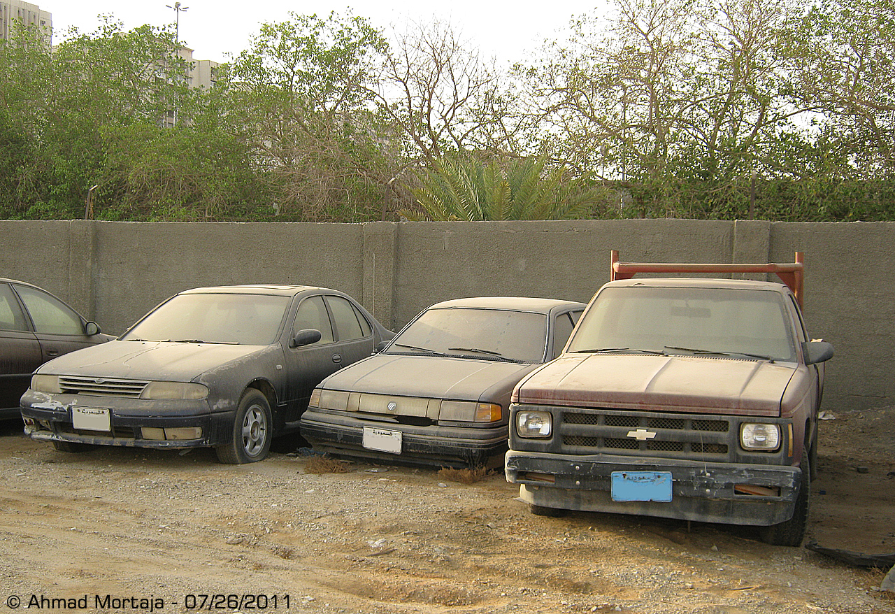 Nissan Bluebird SSS (U13), Mercury Topaz, and Chevrolet S-10 ...