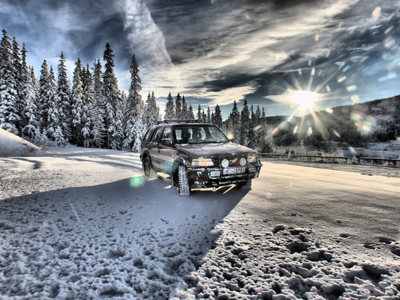 Opel Frontera in the arctic | Flickr - Photo Sharing!