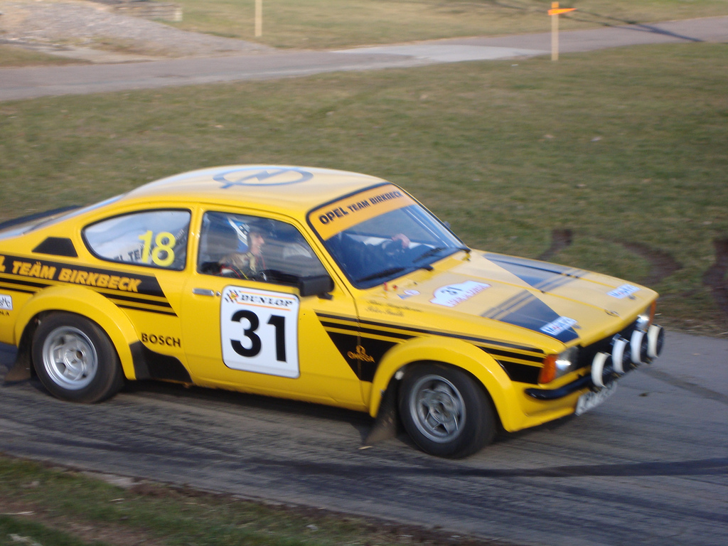 Opel Kadett Rally car on the track 2 | Flickr - Photo Sharing!