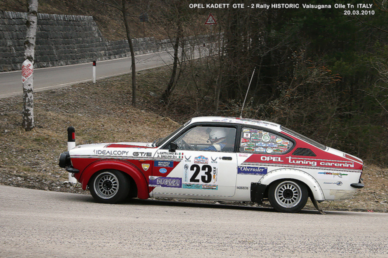 OPEL KADETT GTE " 2 Rally HISTORIC Valsugana 20.03.2010 " | Flickr ...