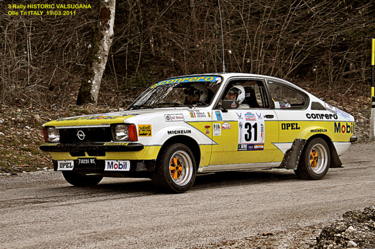 OPEL KADETT GTE - 3 Rally HISTORIC VALSUGANA 19.03.2011 | Flickr ...