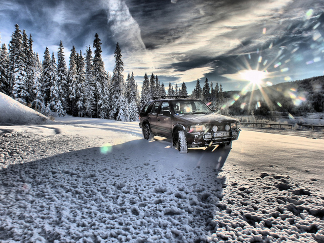 Opel Frontera in the arctic | Flickr - Photo Sharing!