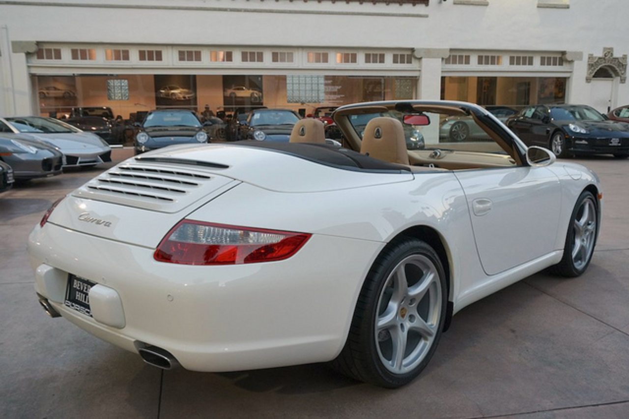 2006 Porsche 911 Carrera Cabriolet White on Beige in Beverly Hills ...