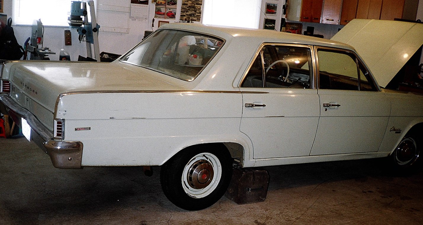 My 1966 Rambler Classic 550 on blocks for the winter. | Flickr ...