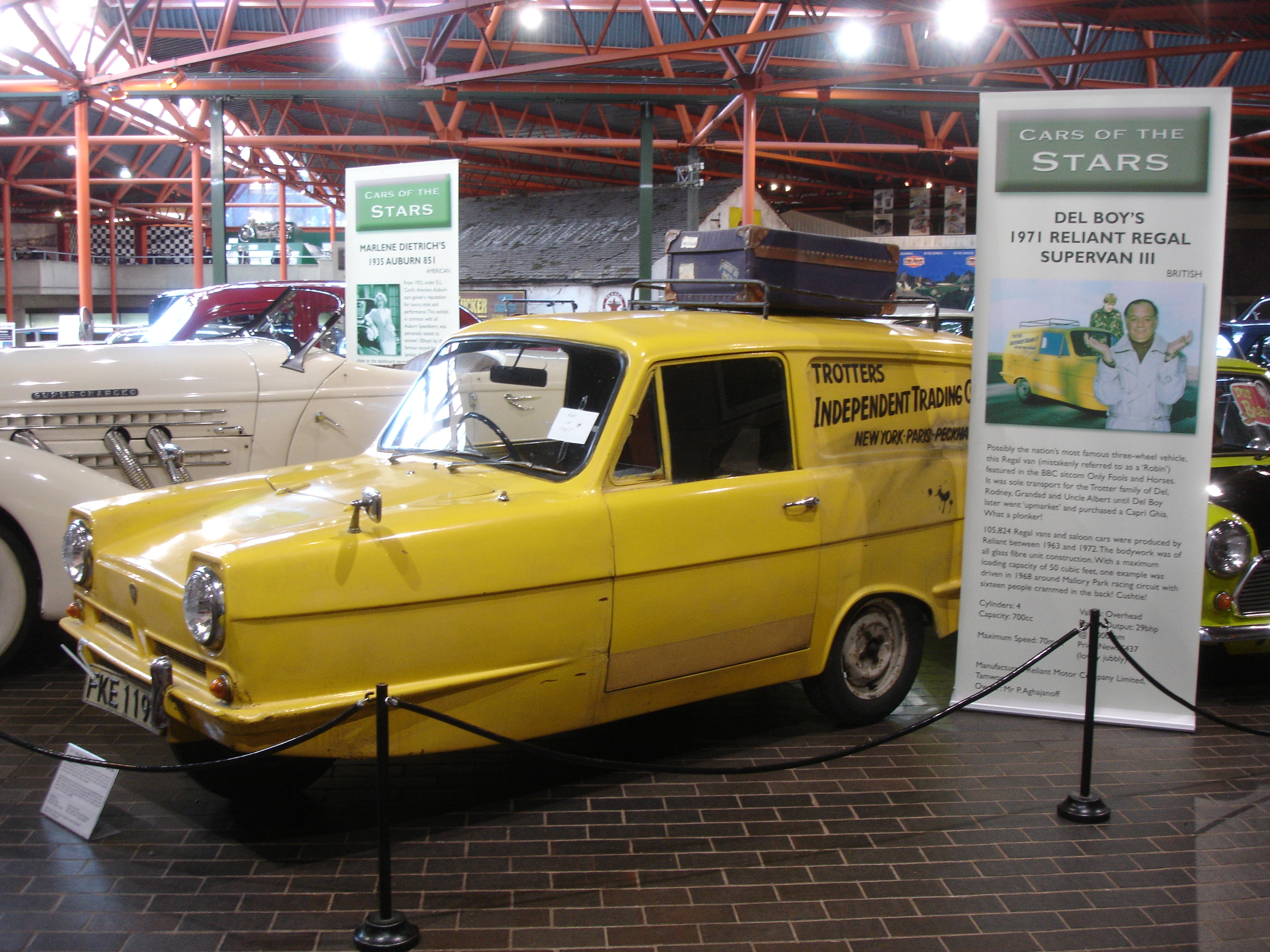 The Trotters Reliant Regal Van, Beaulieu Motor Museum | Flickr ...