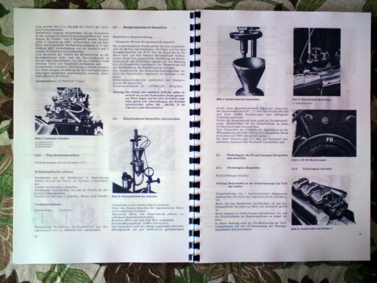 Reparaturhandbuch Dieselmotor IFA Robur LD3000 LD2002 LD 3000 in ...