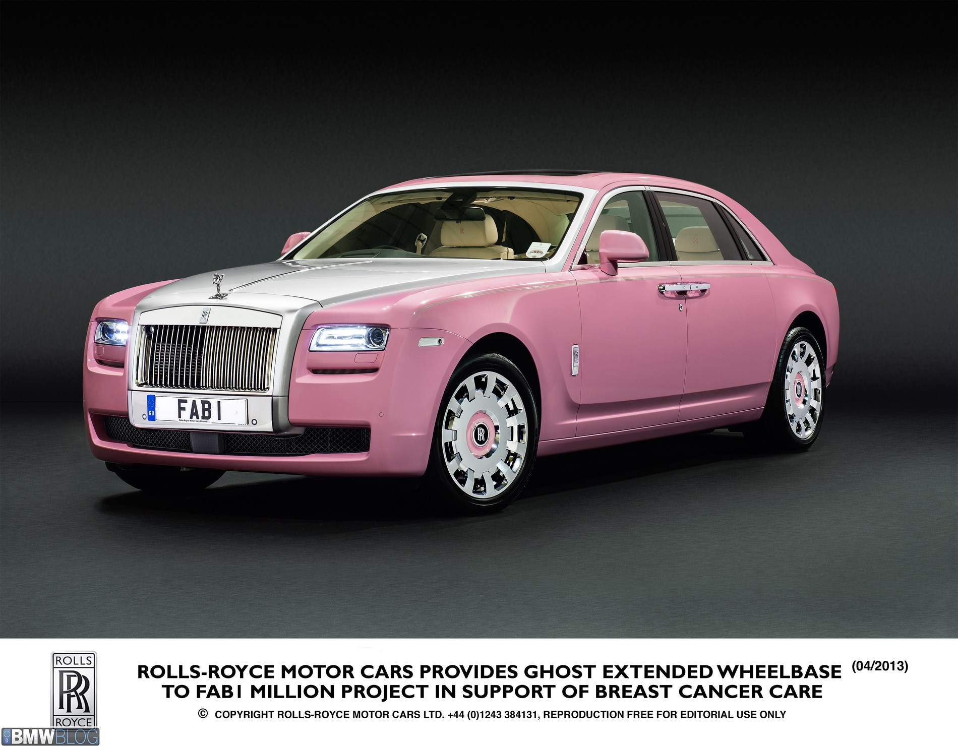 Rolls-Royce Ghost Extended Wheelbase set to support FAB1 Million ...